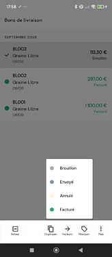 BL marquer